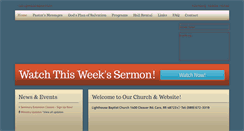 Desktop Screenshot of carolighthousebaptist.org